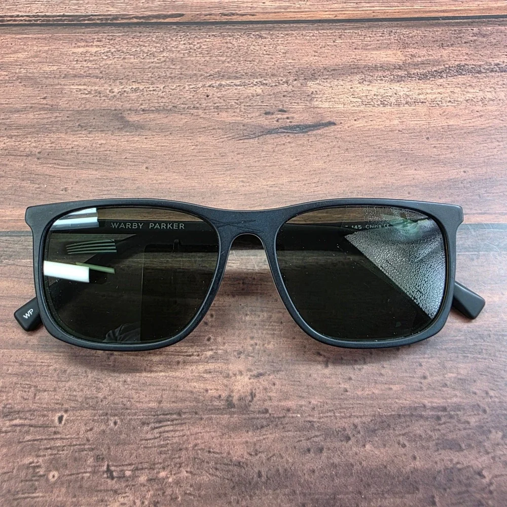Warby Parker Fletcher M 103 Matte Black Square Suglasses 55-15-145 FRAMES ONLY
